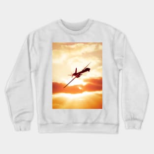 MQ9 Reaper drone in flight Crewneck Sweatshirt